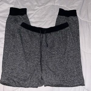 Gray sweatpants